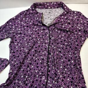 Indigo Purple Heart Vintage Pj Size Small